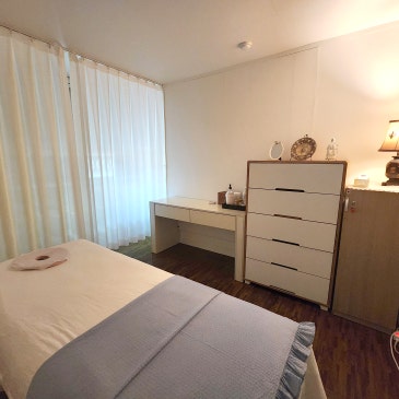 조용하고 편안한 제주인제마사지샵, 차 한잔하며 힐링