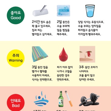 임플란트 수술 후 주의사항