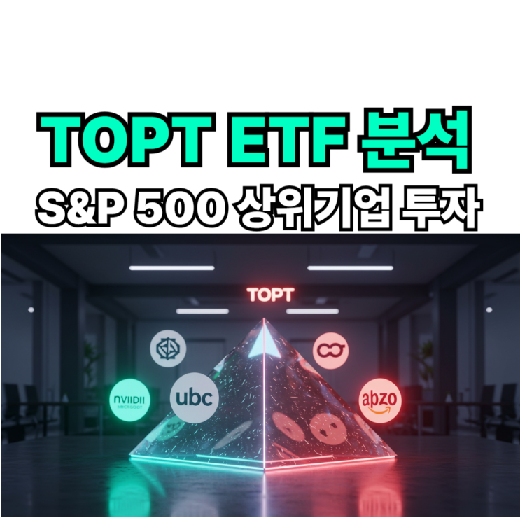 TOPT ETF 주가 구성 S&P500 대형주 집중투자 : 네이버 블로그
