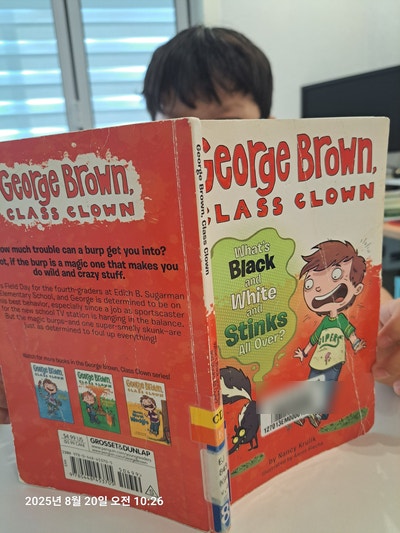 George Brown, Class Clown_책 순서 헷갈릴 때! 조지 브라운 Class Clown 시리즈 순서 정리 ...