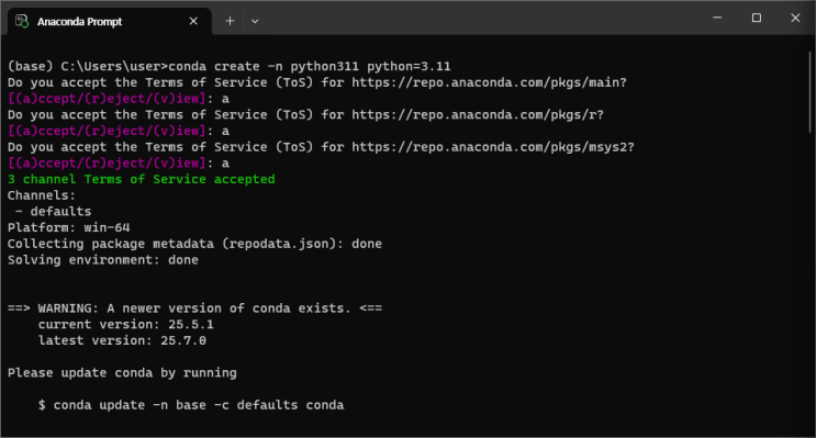Windows 11 Conda Environment 생성 및 PyTorch 설치 : 네이버 블로그