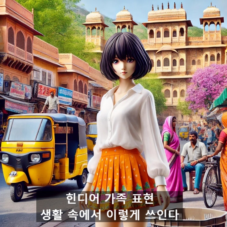 힌디어 가족 표현, 생활 속에서 이렇게 쓰인다 : 네이버 블로그