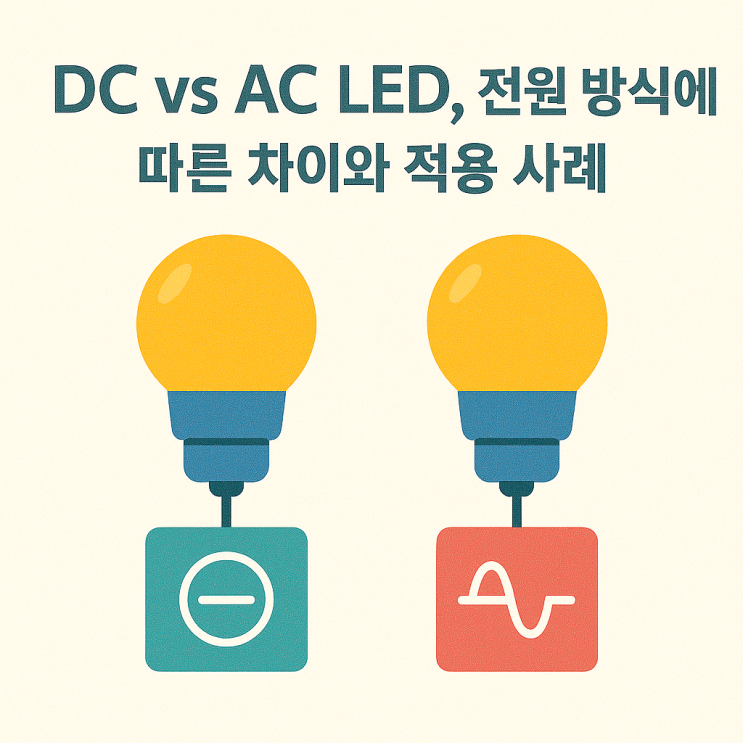 DC vs AC LED, 전원 방식에 따른 차이와 적용 사례 : 네이버 블로그