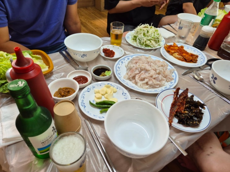 [영덕 노물리] 자연산 막썰어 횟집 오보해수욕장 맛집 노포 바우횟집 : 네이버 블로그
