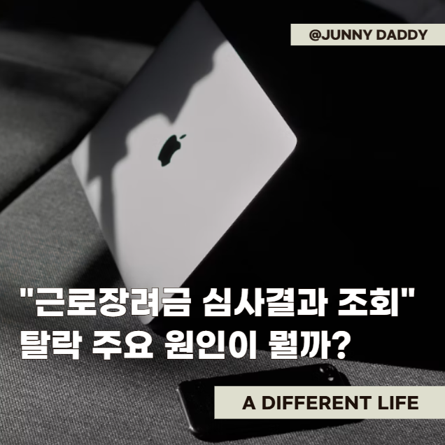 근로장려금 심사결과 확인 및 조회, 탈락 주요 원인은?