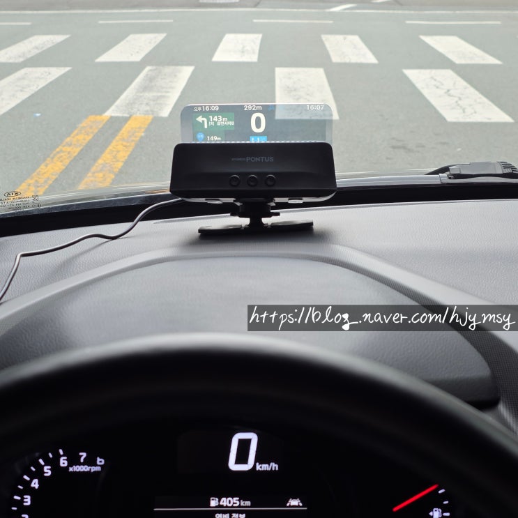 레이에 현대폰터스 H3000 HUD 티맵 네비게이션을 달다. : 네이버 블로그