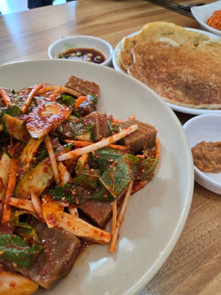 [강원/영월] 고씨굴 주변 맛집 도토리묵 칡국수 감자전 : 네…