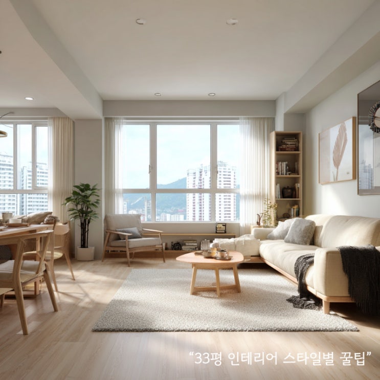 33평 아파트 인테리어 스타일별 추천, 모던·우드·화이트 톤 비교 : 네이버 블로그