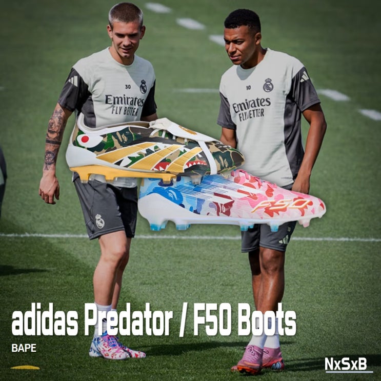 베이프 x 아디다스 프레데터 & F50 발매 정보 / BAPE x adidas Predator & F50 Boots / 축구화 ...