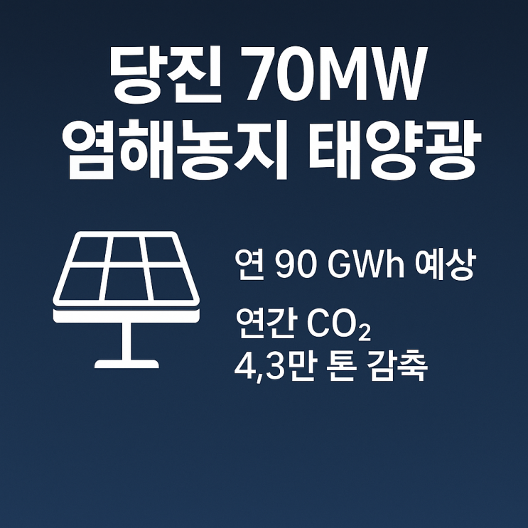비가코리아> “염해농지가 ‘에너지 농지’로” — 이도, 당진 70MW 태양광 공동개발 본격화 : 네이버 블로그