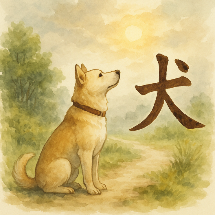 犬(개 견) 뜻과 유래 - 겸손과 충성, 희생과 경계의 상징! : 네이버 블로그