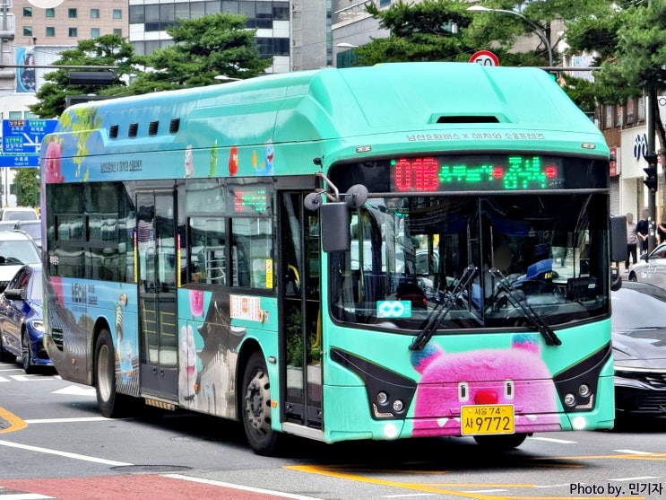 서울 순환 북부운수 01B번 9772호 우진산전 APOLLO 1100 PEV 20 : 네이버 블로그