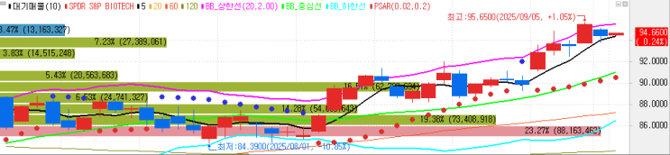 바이오 ETF XBI 숏 각? (LABD) → ps. +2% 상승 : 네이버 블로그