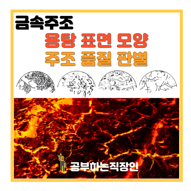 (주조)용탕 표면의 모양과 주조 품질 판별 : 네이버 블로그