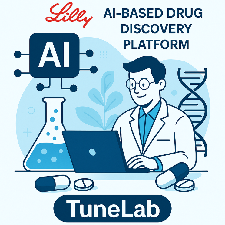 일라이 릴리(Eli Lilly), AI 기반 신약개발 플랫폼 ‘TuneLab’ 공개 : 네이버 블로그
