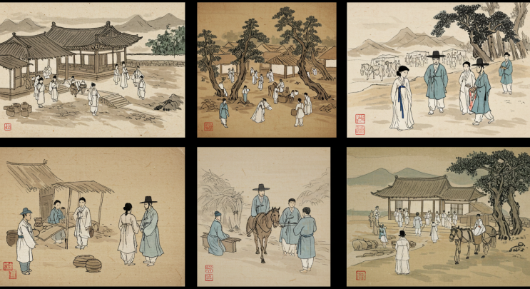 김홍도 화첩으로 살펴보는 조선시대 풍속화와 그 의미 : 네이버 블로그