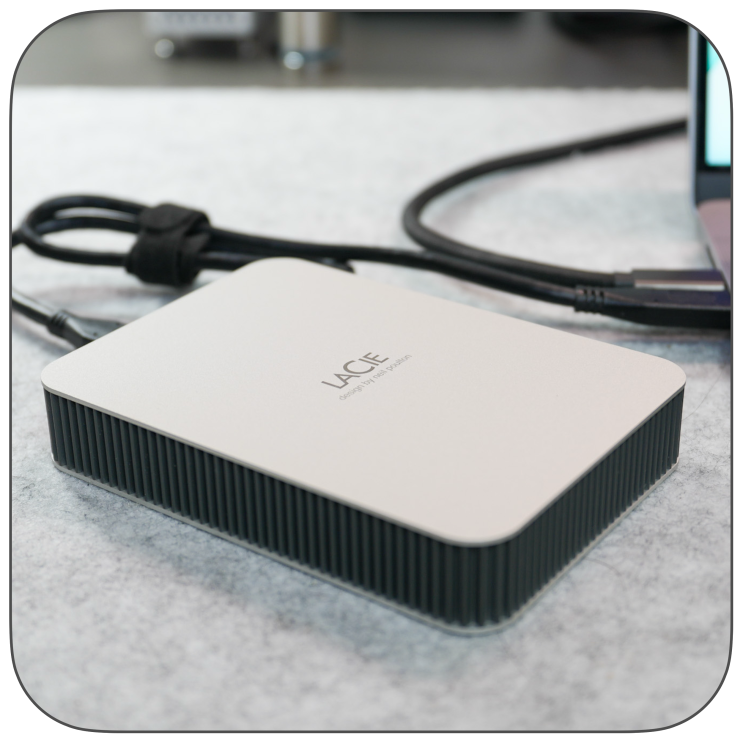 맥북프로 16인치 포토블 모바일 드라이브, 라씨 LaCie Mobile Drive USB-C 외장 SSD 하드 추천