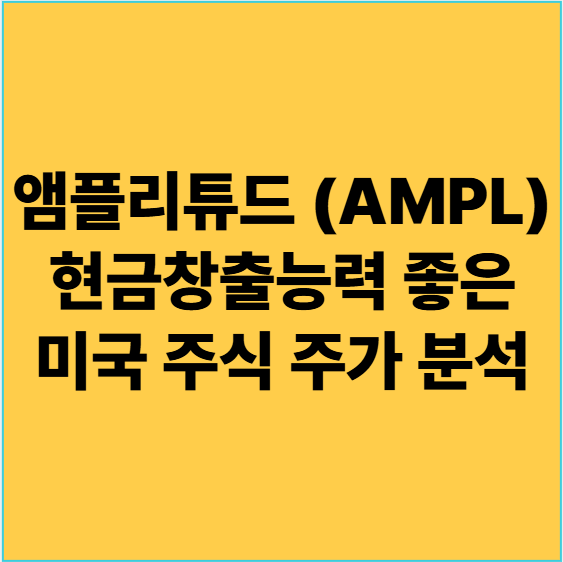 앰플리튜드 (AMPL) 현금창출능력 좋은 미국 주식 주가 분석 : 네이버 블로그