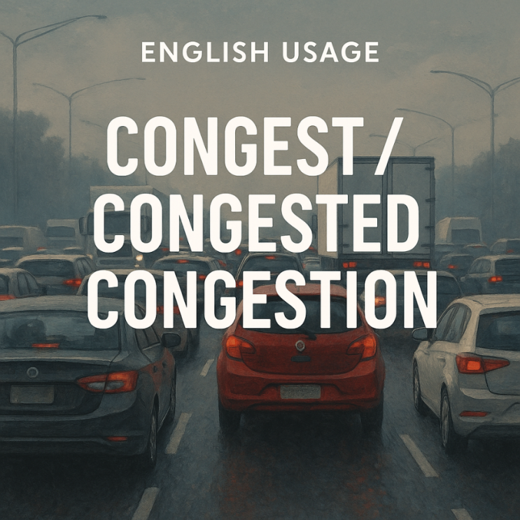 영어 뜻과 표현 공부 – congest / congested / congestion : 네이버 블로그