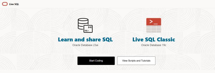 Oracle Live SQL 소개 : 네이버 블로그