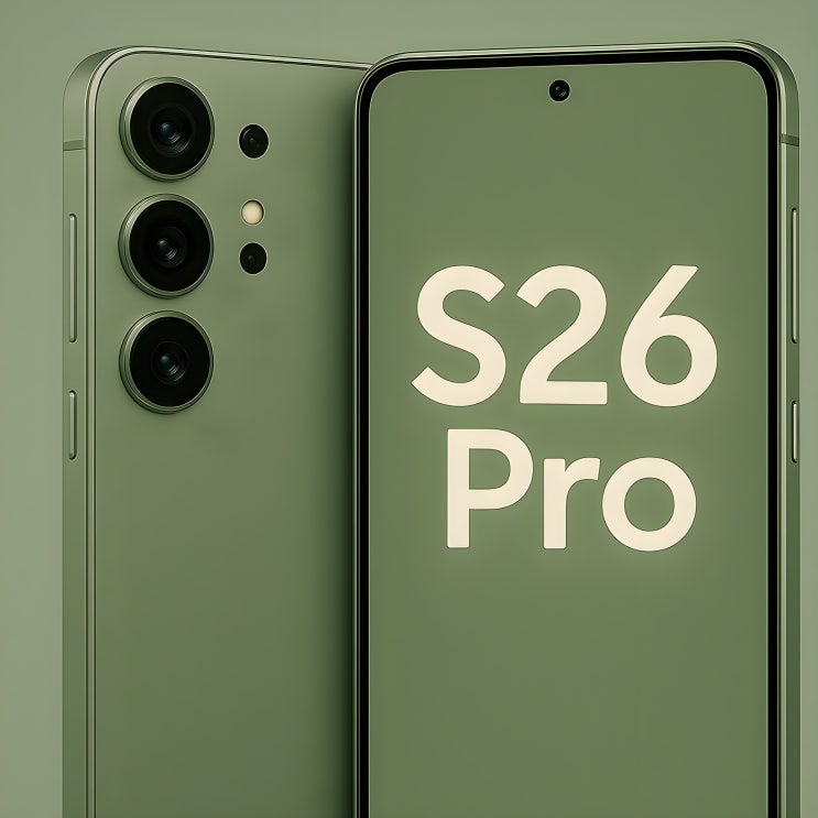 갤럭시 S26 프로(Galaxy S26 Pro) 실물 분석｜6.3인치·50MP 카메라·Qi2 마그넷·배터리 4,300mAh ...