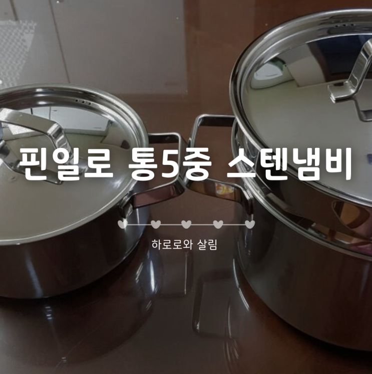 핀일로 통5중 스텐냄비 2024 양수 멀티볼 구입 후기 : 네이버 블로그