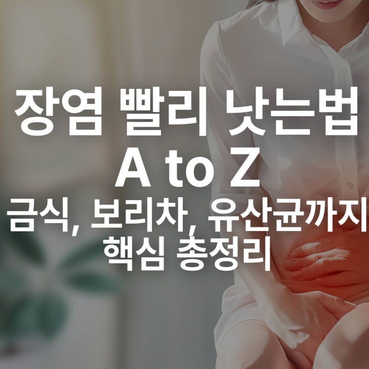 장염 빨리 낫는법 A to Z: 금식, 보리차, 유산균까지 핵심 총정리 : 네이버 블로그