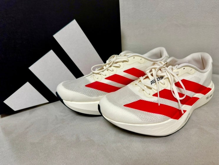 [아디다스/Adidas] 아디제로 EVO SL (JS1182) 흰빨 : 네이버 블로그