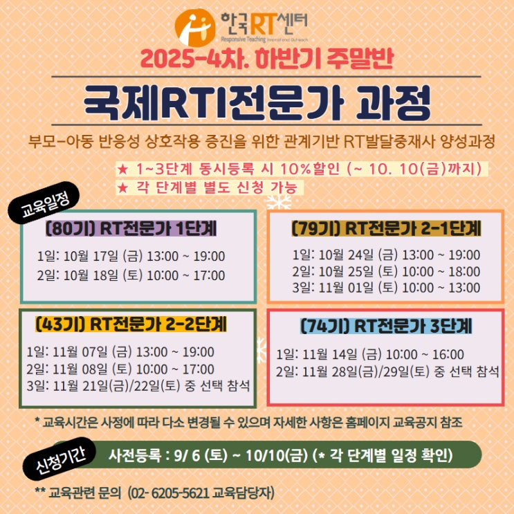 [교육] 2025 하반기 주말반: 국제RTI 전문가 과정 안내 : 네이버 블로그