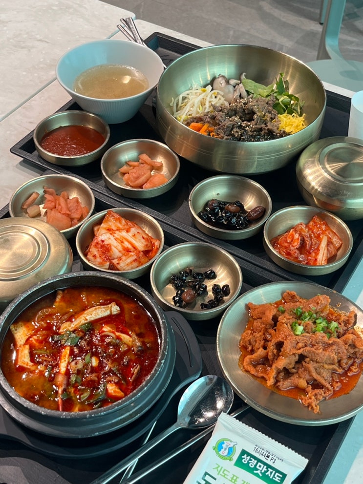 인천공항 2터미널 한식 맛집 고메브릿지 푸드코트 메뉴 다양해요 : 네이버 블로그