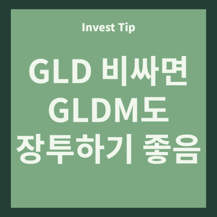 미국 금 ETF 투자 방법 GLD와 GLDM 비교 - 어떤 주식이 더 나을까? : 네이버 블로그