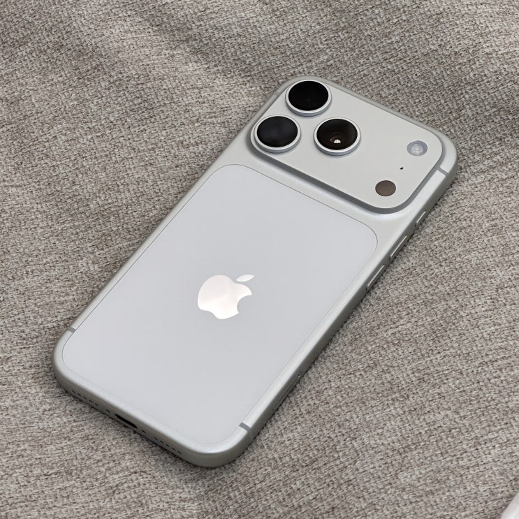 아이폰17프로 실버 실물 언박싱 구성품 (쿠팡사전예약) (+14프로 비교) : 네이버 블로그