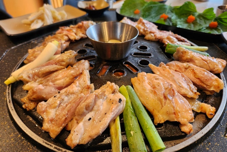 팔각도 대전대흥점 부드럽고 쫄깃한 숯불닭갈비와 닭목살 : 네이버 블로그
