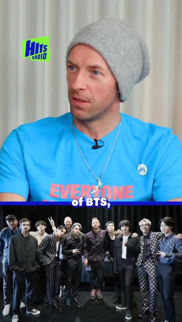 BTS 방탄소년단 - 250921 콜드플레이 크리스 마틴 라디오 인터뷰 콜라보 관련 언급 미리보기 영상 등장 ㅠㅠ : 네이버 블로그