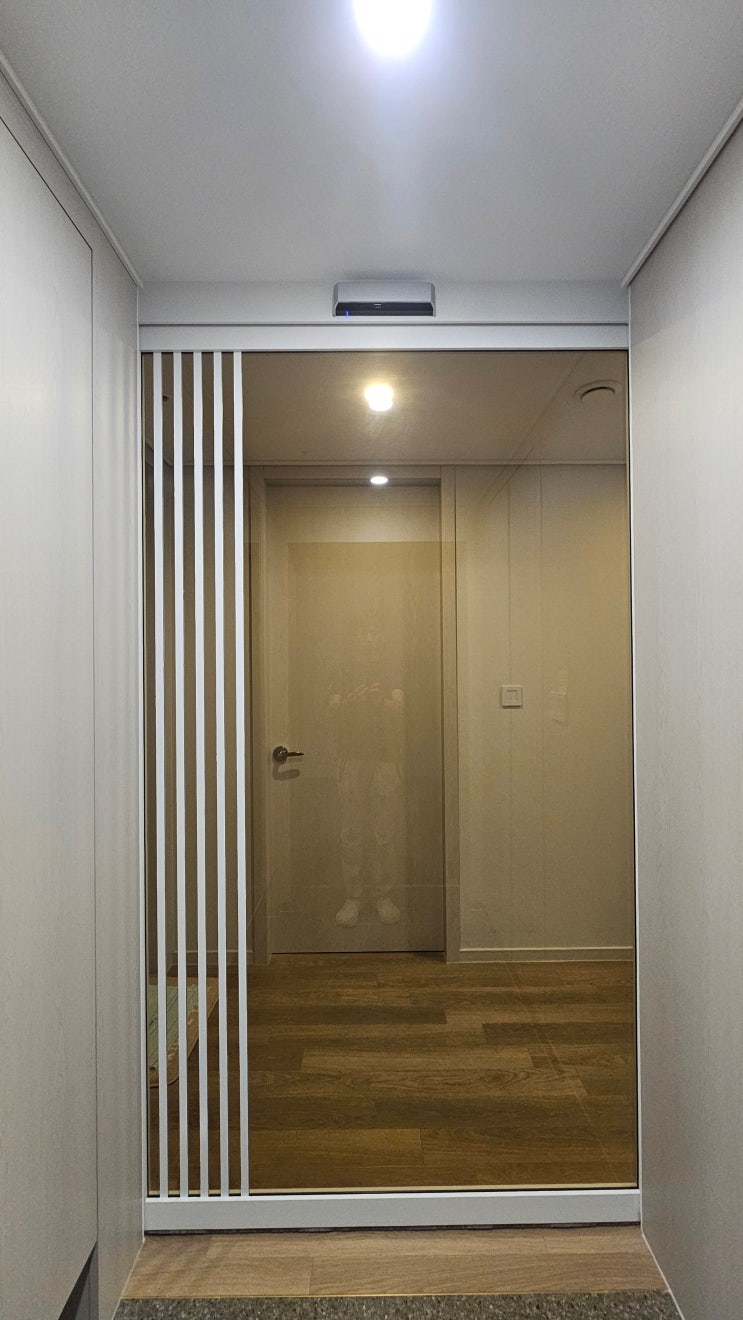 원슬라이딩 자동중문, 밀양나노밸리 아파트 자동문시공 : 네이버 블로그