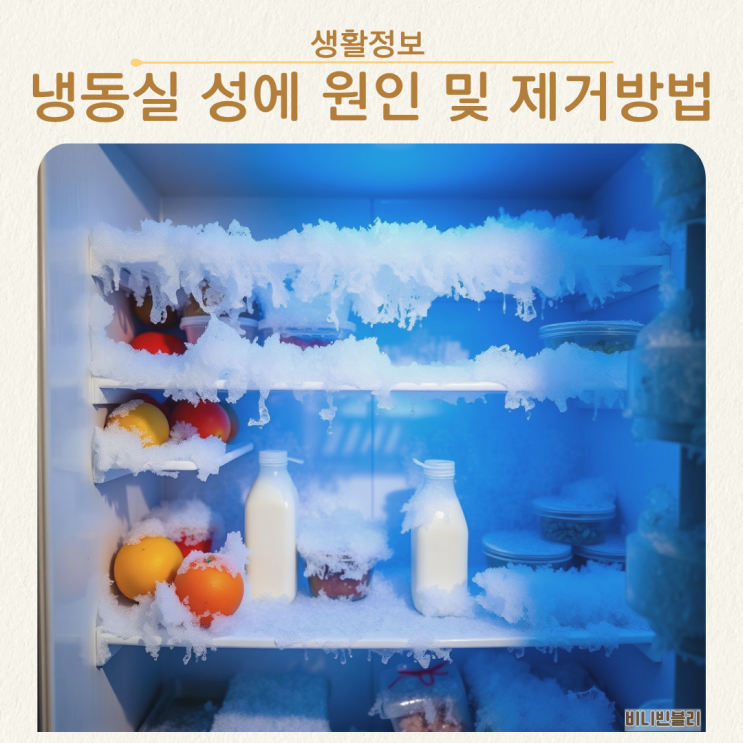 냉장고 성에 끼는 이유 원인 냉동실 성에제거 냉동고 청소 방법 : 네이버 블로그