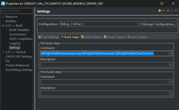 [STM32H7] CycloneTCP Secure Modbus Server Test : 네이버 블로그