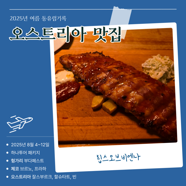 비엔나 맛집 립스 오브 비엔나 Ribs of Vienna 인생립과 자허토르테 : 네이버 블로그