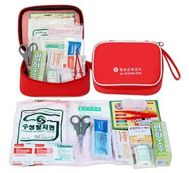 구급함세트 가정용 구급함 케이스 판촉물 인쇄 제작 구급상자 구성품은? : 네이버 블로그