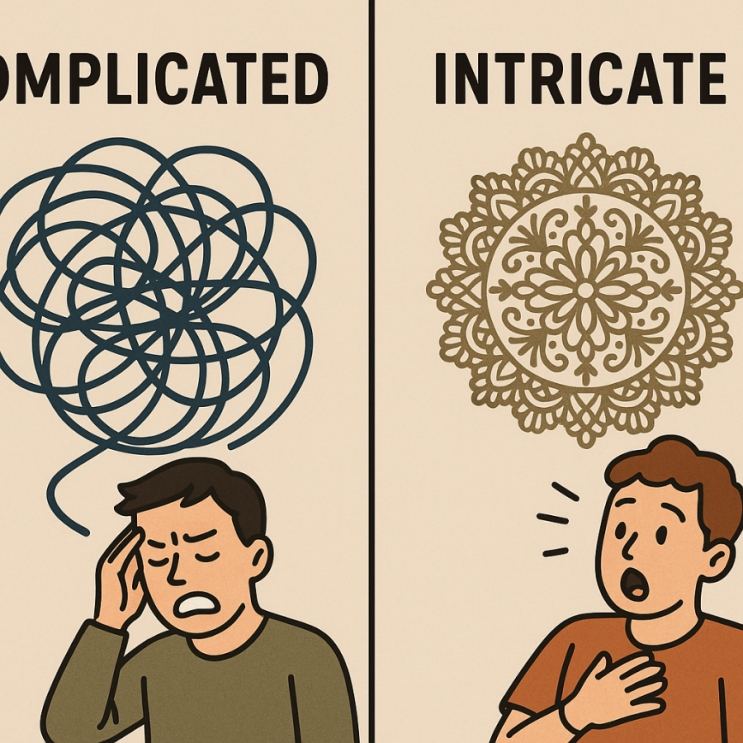 Intricate vs complicated 비교, 비슷하지만 다르다. : 네이버 블로그