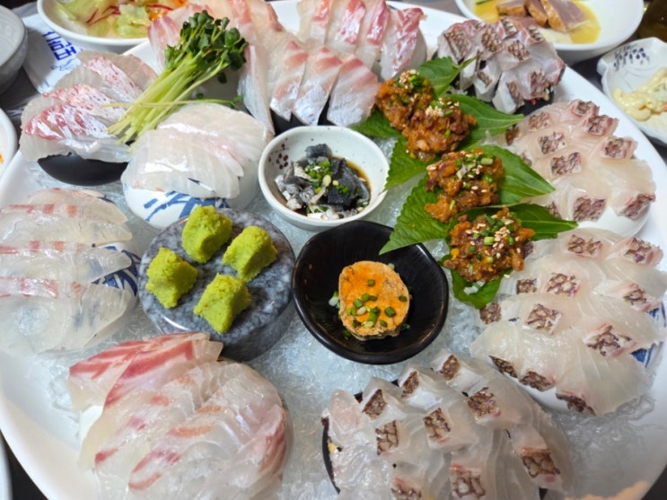 포항 이동 회 오마카세 맛집 미식가의집 두툼한 참돔회 코스 맛집 : 네이버 블로그