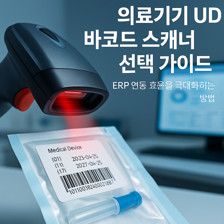 의료기기 UDI 바코드 스캐너 선택 가이드: ERP 연동 효율을 극대화하는 방법 : 네이버 블로그
