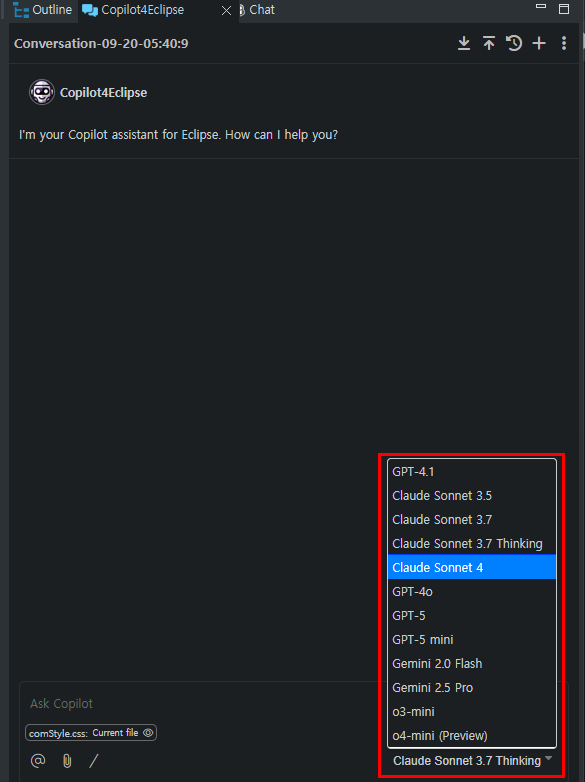 Eclipse Plugin Copilot4Eclipse vs Copilot Agent Mode 차이, AI 모델 선택 기준 ...