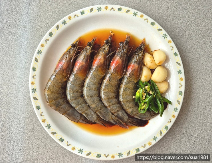 간장새우장 만드는 법｜가을 제철 흰다리새우로 담근 옥주부 맛간장 레시피 : 네이버 블로그