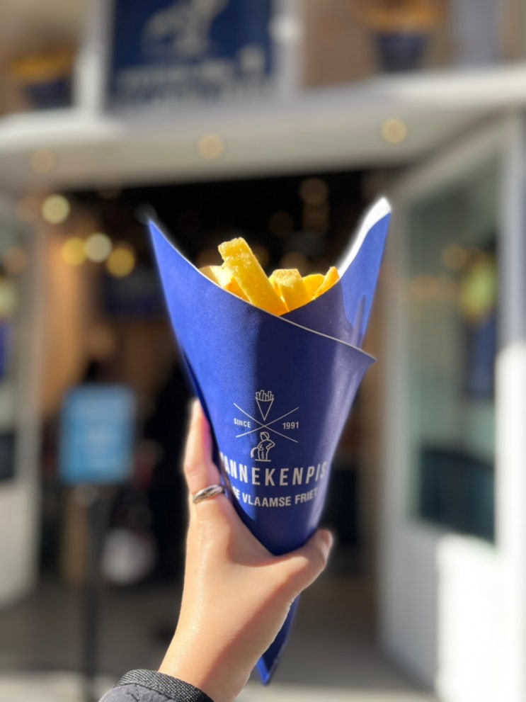 |암스테르담| Manneken Pis Nieuwendijk 암스테르담 광장 감자튀김 맛집