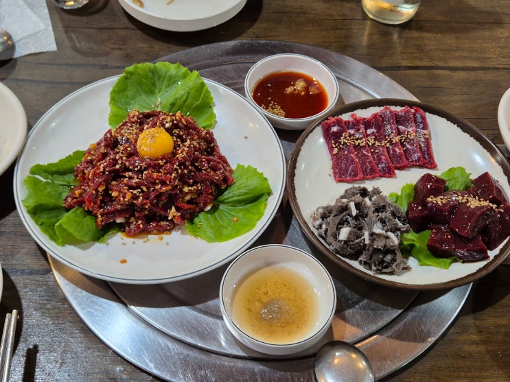 [전주 희망가든] 육사시미 생간 천엽 선지국이 서비스로 나오는 감동적인 식당 : 네이버 블로그
