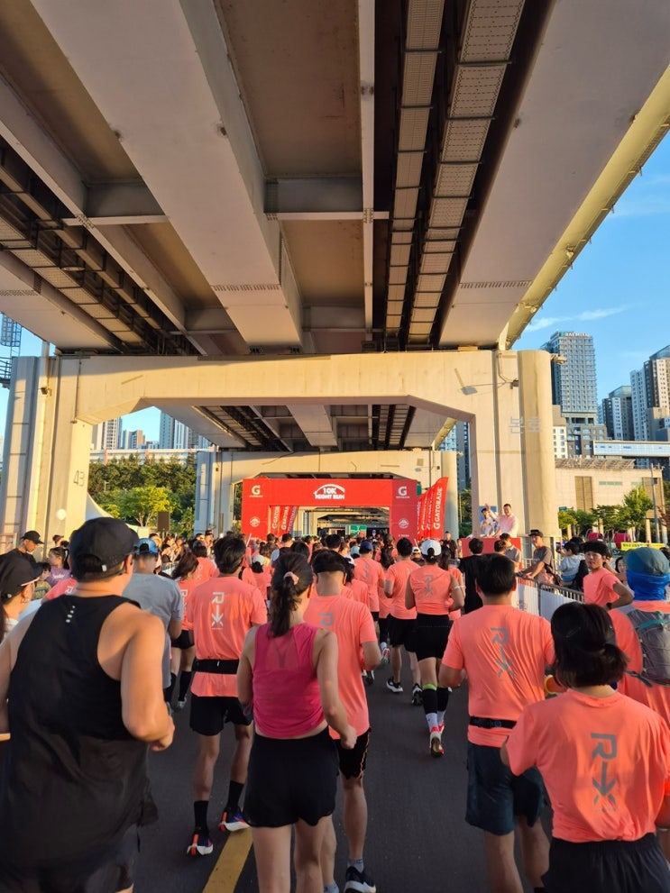 2025 잠수교 나이트런 10km 마라톤 완주 후기