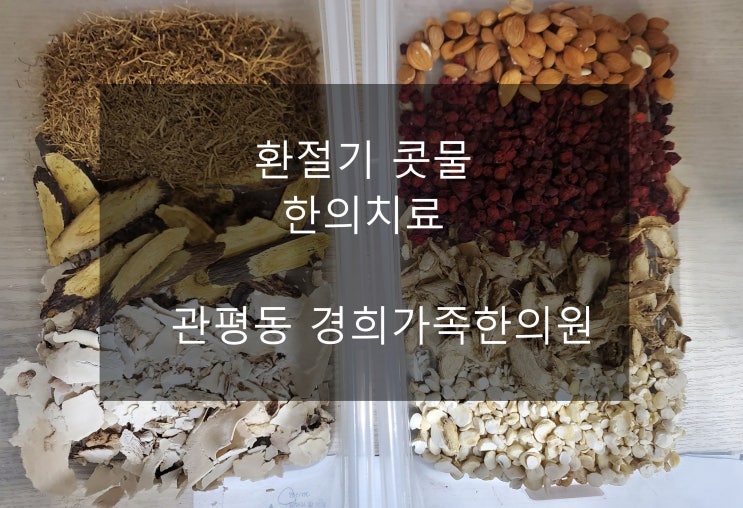 [관평동 한의원] 환절기 콧물 비염 한의 치료