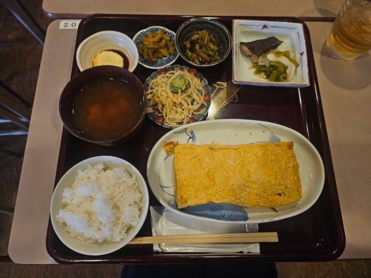 [일본/다카마쓰] 리쓰린공원 근처 맛집, 일본가정식 田中屋食堂