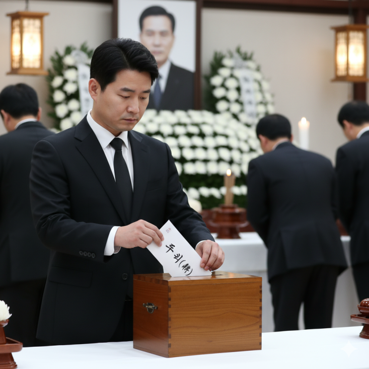 장례식장 부조금 부의금 조의금 뜻과 일반적인 액수 금액 : 네이버 블로그